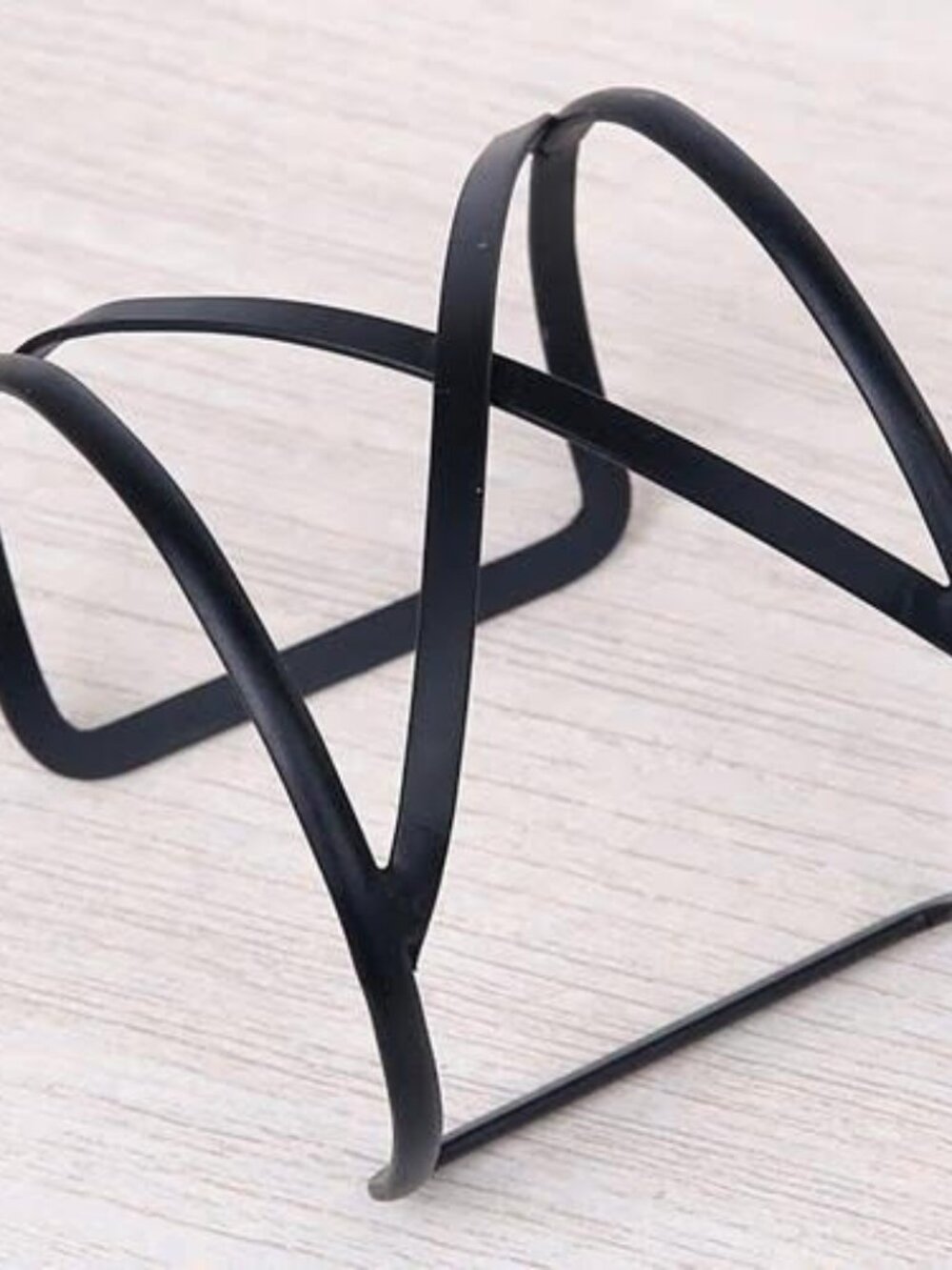 'X' Black Cuff Bracelet